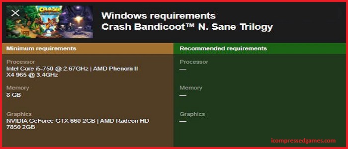 Crash Bandicoot Highly Compressed
